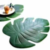 Lot De 2 Sets De Table Feuille Tropicale 1 Lot De 2 Sets De Table Feuille Tropicale -Cadeau boutique lot de 2 sets de table feuille tropicale
