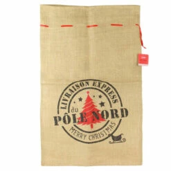 Lot De 3 Sacs Hottes à Cadeaux Du Père Noël