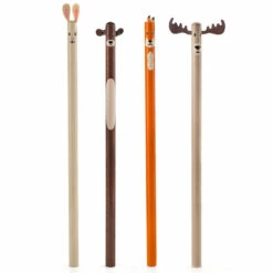 Lot De 4 Crayons Animaux De La Forêt -Cadeau boutique lot de 4 crayons animaux de la foret 3
