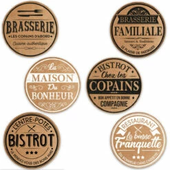 Lot De 6 Sets De Table Toile De Jute 12 Lot De 6 Sets De Table Toile De Jute -Cadeau boutique lot de 6 sets de table toile de jute 4