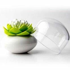 Lotus Distributeur Cotons-tiges Ou Cure-dents -Cadeau boutique lotus distributeur cotons tiges ou cure dents 1