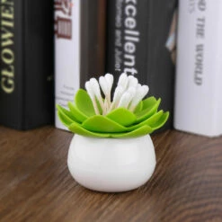 Lotus Distributeur Cotons-tiges Ou Cure-dents -Cadeau boutique lotus distributeur cotons tiges ou cure dents 4