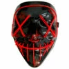 Masque Horreur Lumineux Rouge