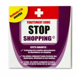 Médicament Stop Shopping -Cadeau boutique medicament stop shopping 1