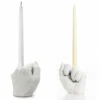 Bougeoir Insolent -Cadeau boutique middle finger candle holder bougeoir insolent