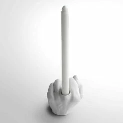 Bougeoir Insolent -Cadeau boutique middle finger candle holder bougeoir insolent 5