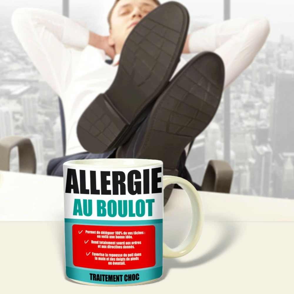 Mug Allergie Au Boulot 4 Mug Allergie Au Boulot – Image 2