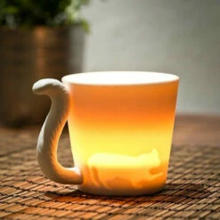 Mug Chat Photophore 10 Mug Chat Photophore -Cadeau boutique mug chat photophore 2