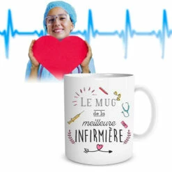 Mug De La Meilleure Infirmière -Cadeau boutique mug de la meilleure infirmiere 1