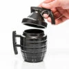 Mug Grenade Et Son Couvercle à Goupille 1 Mug Grenade Et Son Couvercle à Goupille -Cadeau boutique mug grenade et son couvercle a goupille