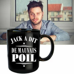 Mug Jack A Dit De Mauvais Poil -Cadeau boutique mug jack a dit de mauvais poil 1