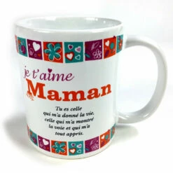 Mug Je T'aime Maman -Cadeau boutique mug je t aime maman 3
