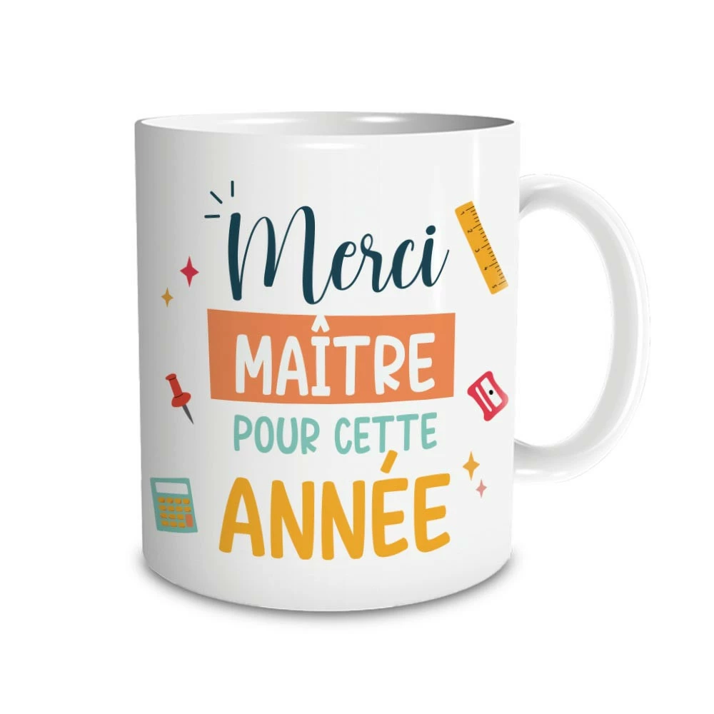 Mug Merci Maître Pour Cette Année ! 5 Mug Merci Maître Pour Cette Année ! – Image 3