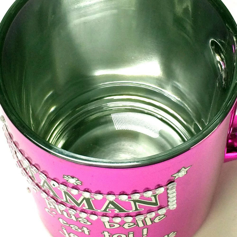 Mug Métallisé Strass MAMAN 4 Mug Métallisé Strass MAMAN – Image 2