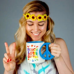 Mug Peace And Love -Cadeau boutique mug peace and love 4