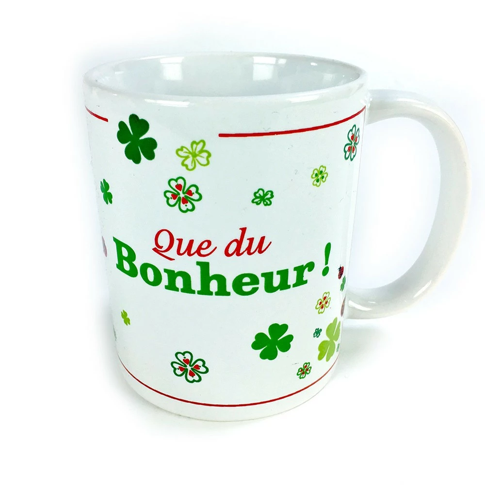 Mug Porte-bonheur "Que Du Bonheur" 3 Mug Porte-bonheur "Que Du Bonheur"