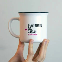 Mug D'astreinte 7/7J 24/24H, SuperMaman -Cadeau boutique mug supermaman d astreinte 2