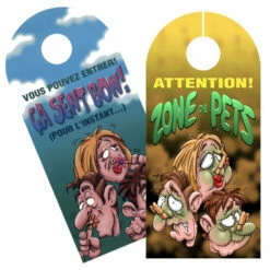 Pancarte Attention ! Zone De Pets