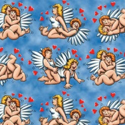 Papier Cadeau Anges Coquins