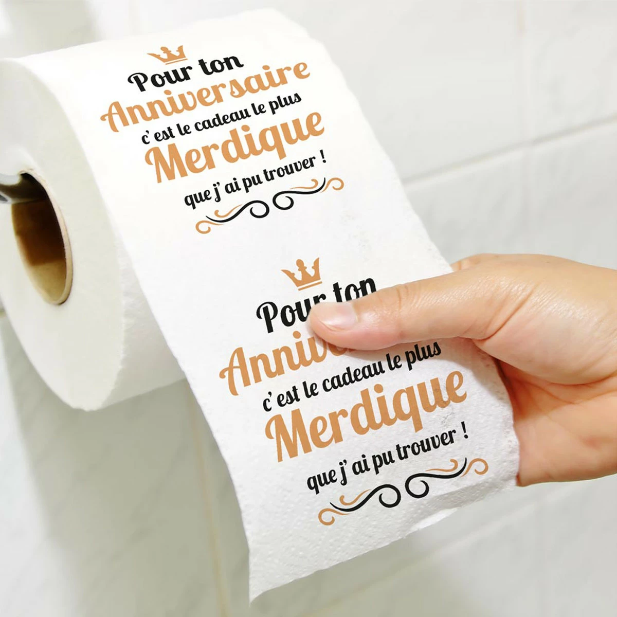 Papier Toilette, Cadeau Merdique Pour Ton Anniversaire 5 Papier Toilette, Cadeau Merdique Pour Ton Anniversaire – Image 3
