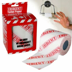 Papier Toilette D'urgence -Cadeau boutique papier toilette d urgence 1