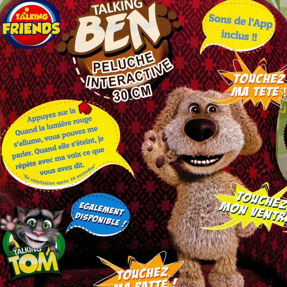 Peluche Talking Ben Interactive 5 Peluche Talking Ben Interactive – Image 3