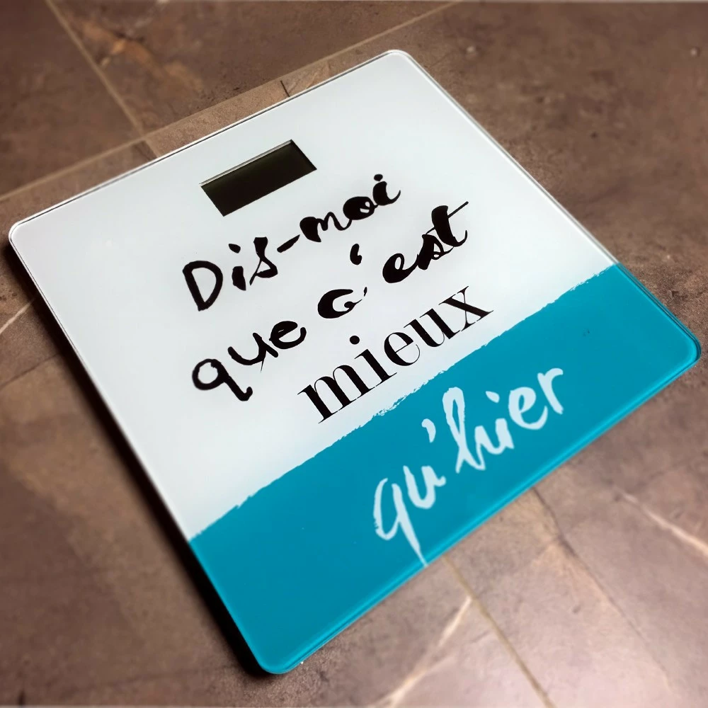 Pèse-personne Digital "dis-moi Que C'est Mieux Qu'hier !" 8 Pèse-personne Digital "dis-moi Que C'est Mieux Qu'hier !" – Image 6