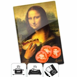 Planche à Découper La Joconde -Cadeau boutique planche a decouper la joconde hungry lisa 2