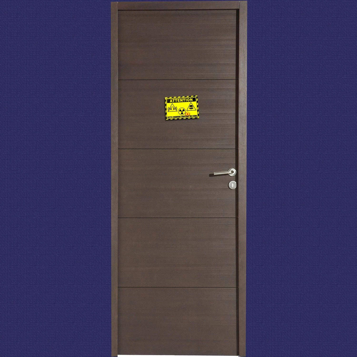 Plaque De Porte Cette Chambre Contient Un Jeune