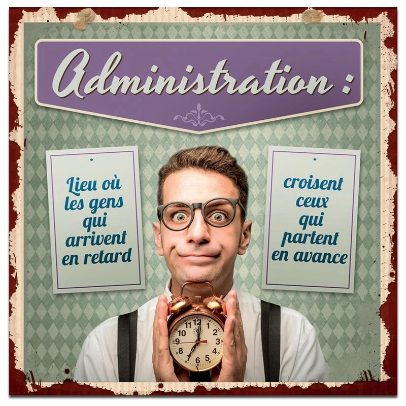 Plaque Métal Administration 4 Plaque Métal Administration – Image 2