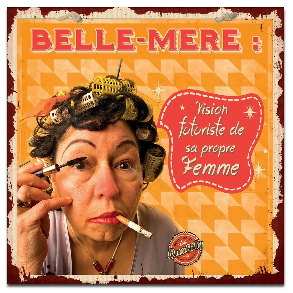 Plaque Métal Belle-mère 4 Plaque Métal Belle-mère – Image 2