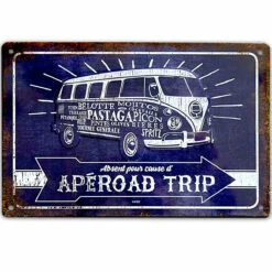 Plaque Métal Rétro Aperoad Trip 5 Plaque Métal Rétro Aperoad Trip -Cadeau boutique plaque metal retro aperoad trip 1
