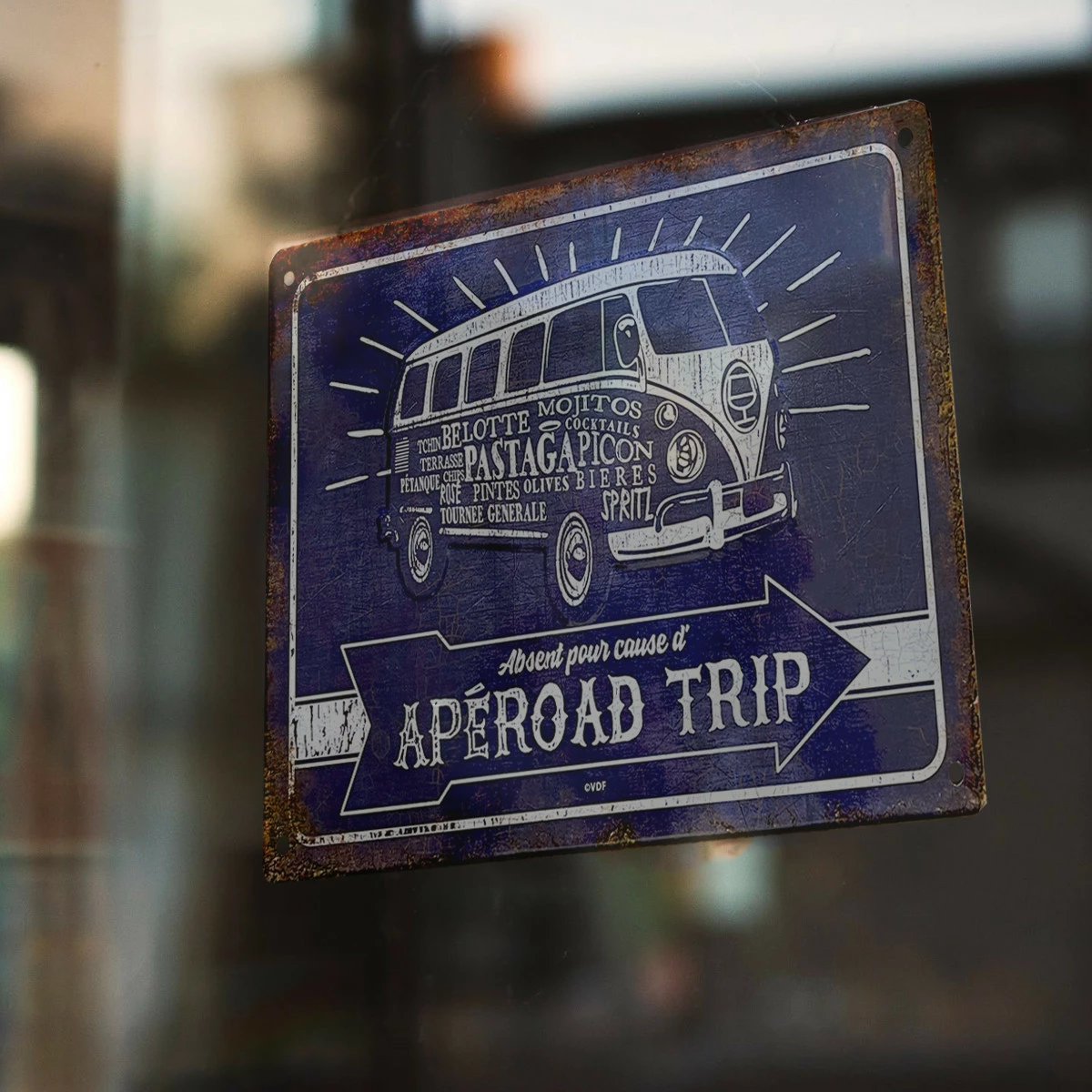 Plaque Métal Rétro Aperoad Trip 3 Plaque Métal Rétro Aperoad Trip