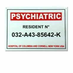 Plaque Psychiatric Resident 6 Plaque Psychiatric Resident -Cadeau boutique plaque psychiatric resident 1