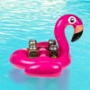 Porte-boisson Gonflable Flamant Rose -Cadeau boutique porte boisson gonflable flamant rose