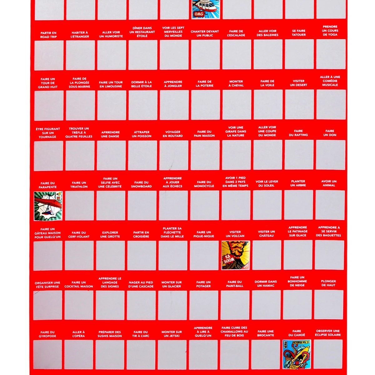 Poster BD à Gratter 100 Choses à Faire Dans Sa Vie 6 Poster BD à Gratter 100 Choses à Faire Dans Sa Vie – Image 4