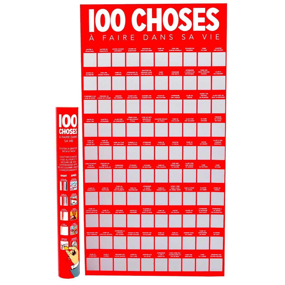 Poster BD à Gratter 100 Choses à Faire Dans Sa Vie 3 Poster BD à Gratter 100 Choses à Faire Dans Sa Vie