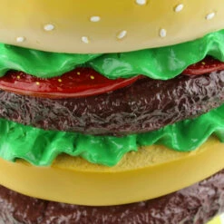 Pouf Hamburger En Résine -Cadeau boutique pouf hamburger en resine 5