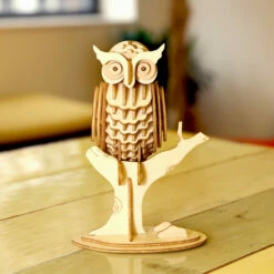 KIKKERLAND Puzzle Bois 3D Chouette