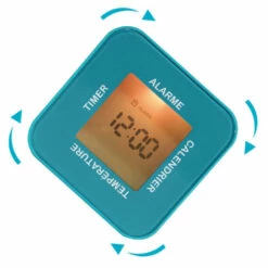 Réveil Lumineux Rotatif Multifonctions -Cadeau boutique reveil lumineux rotatif multifonctions 1