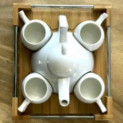 Service à Thé Sur Plateau Bambou 7 Service à Thé Sur Plateau Bambou -Cadeau boutique service a the sur plateau bambou 1