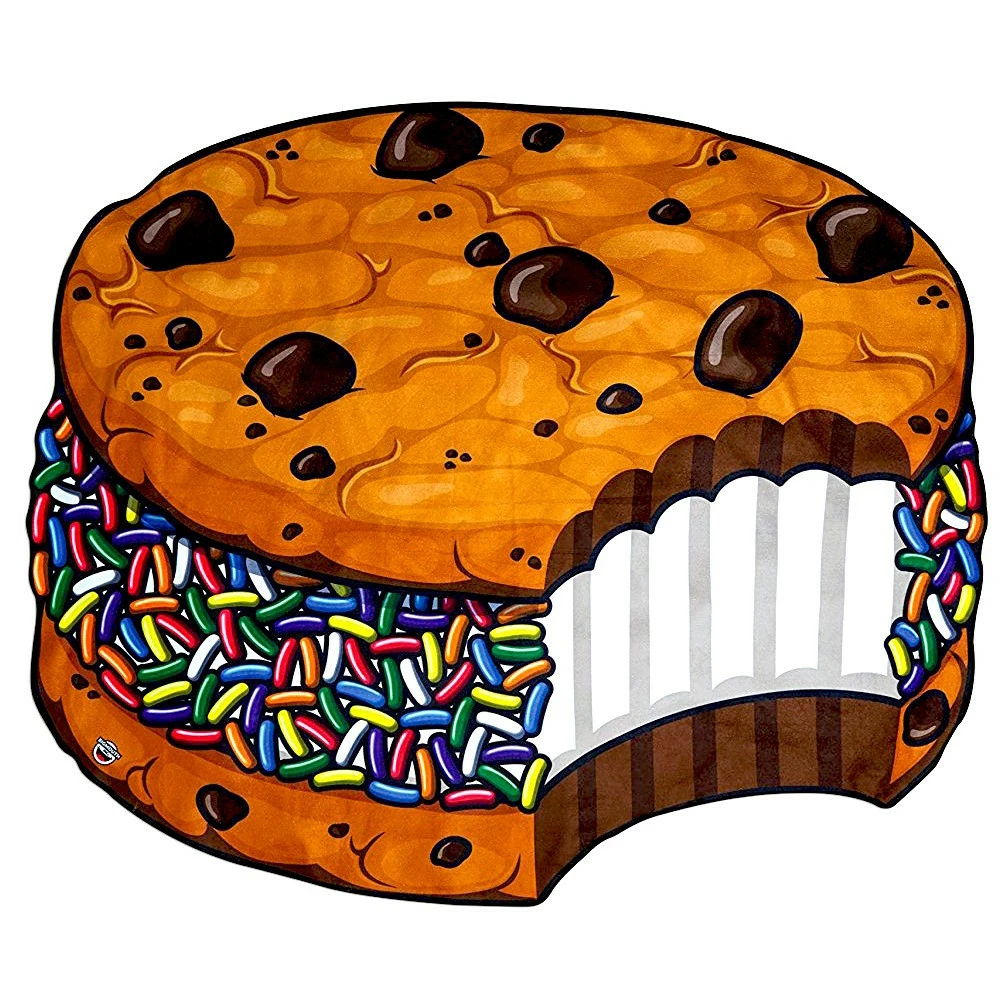 Serviette De Plage Géante Ice Cream Cookie 4 Serviette De Plage Géante Ice Cream Cookie – Image 2