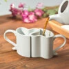 Set De 2 Mugs Coeur 2 Set De 2 Mugs Coeur -Cadeau boutique set de 2 mugs coeur