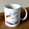 Set 2 Mugs Licorne 2 Set 2 Mugs Licorne -Cadeau boutique set deux mugs licorne
