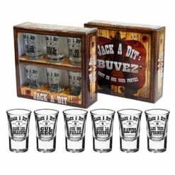 6 Shooters Jack A Dit... Buvez ! 5 6 Shooters Jack A Dit... Buvez ! -Cadeau boutique shooters jack a dit buvez 1 1