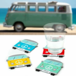 Balvi Sous-verres Combi Van X 4 7 Balvi Sous-verres Combi Van X 4 -Cadeau boutique sous verres combi van lot de quatre 2