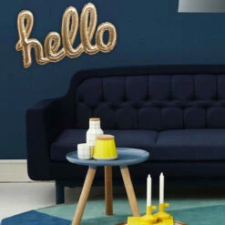 Sticker Ballon Hello 3D