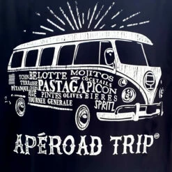 T-shirt Humoristique APEROAD TRIP XL -Cadeau boutique t shirt humoristique aperoad trip xl 1