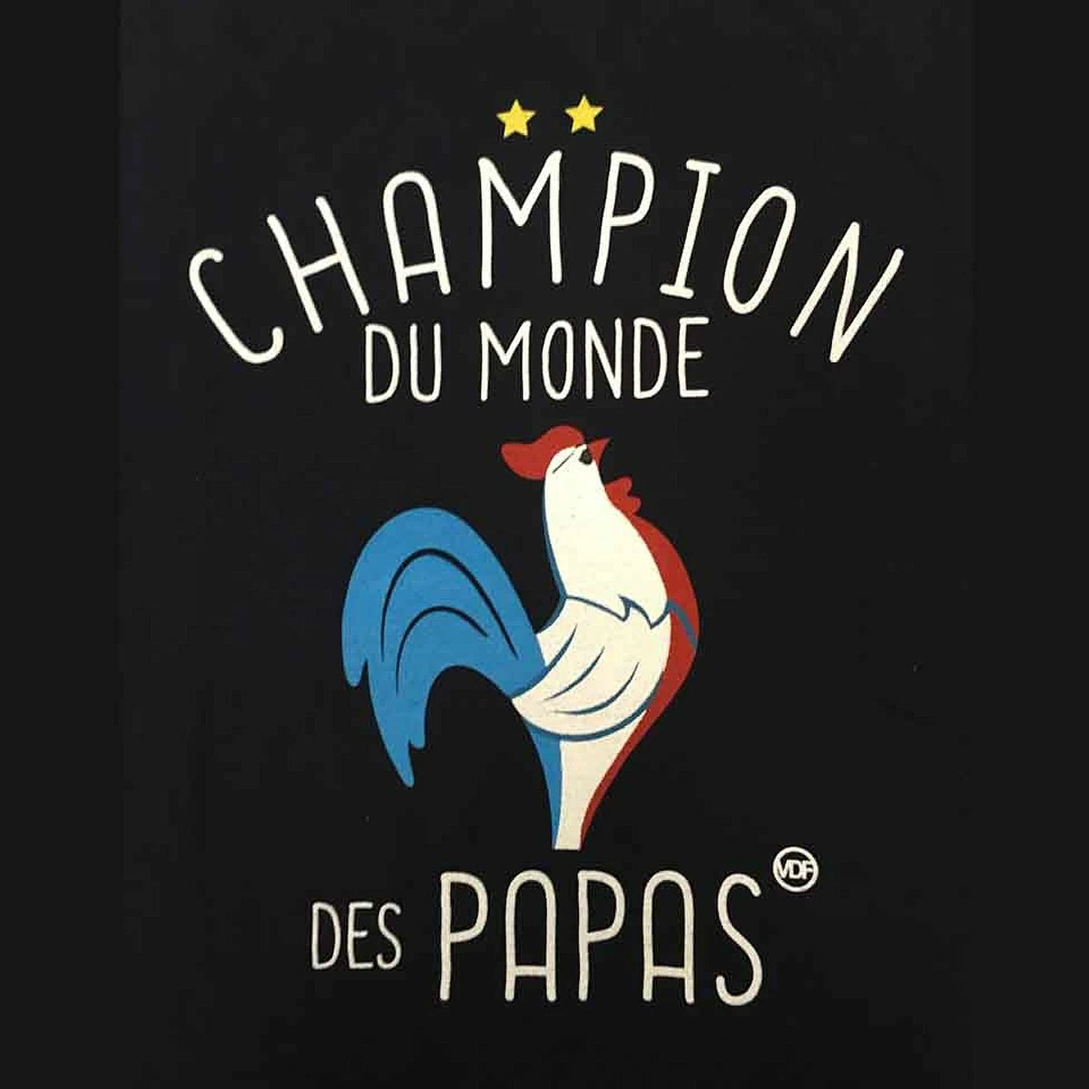 T-shirt Humoristique Champion Du Monde Des Papas XL 3 T-shirt Humoristique Champion Du Monde Des Papas XL