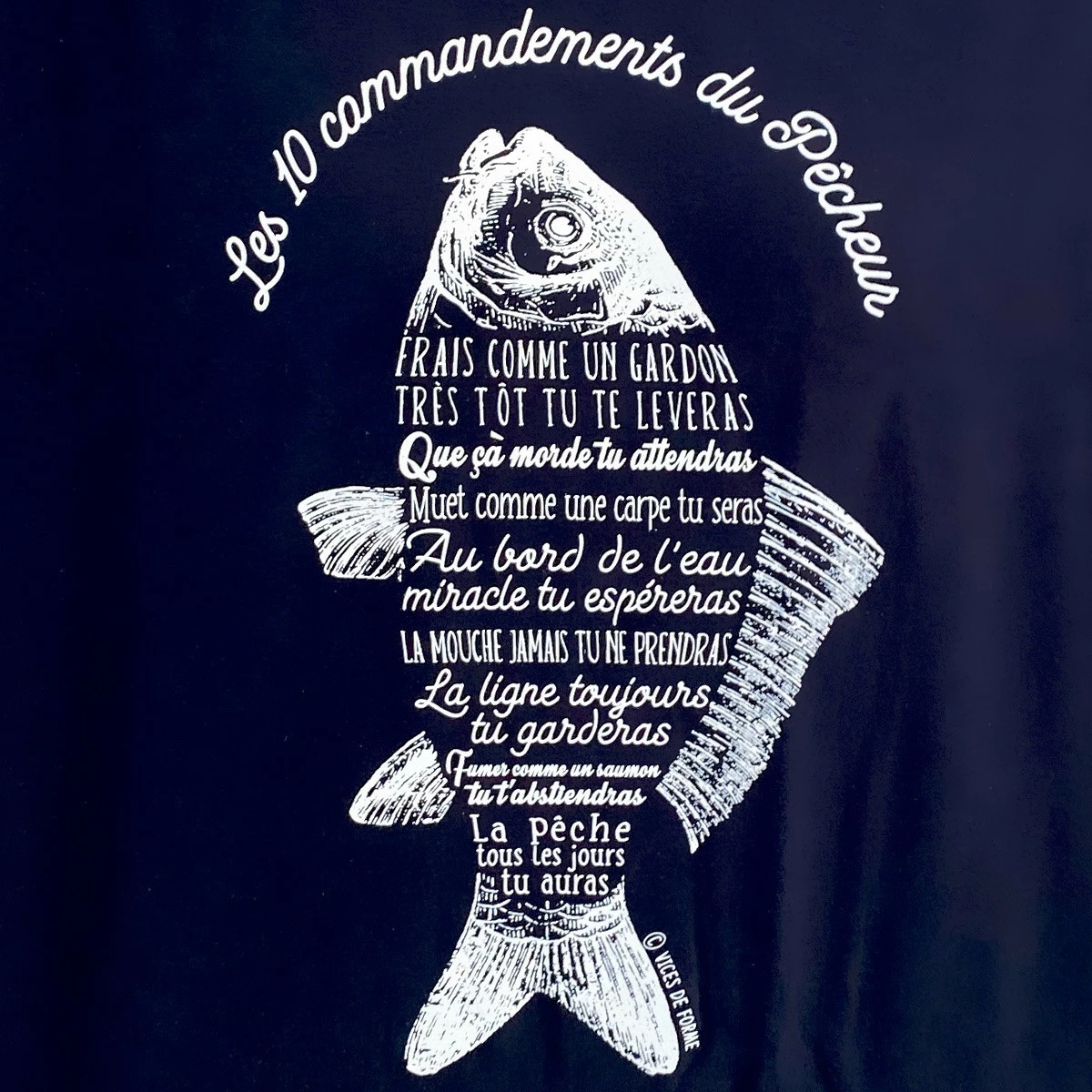 T-shirt "Les 10 Commandements Du Pêcheur" 3 T-shirt "Les 10 Commandements Du Pêcheur"